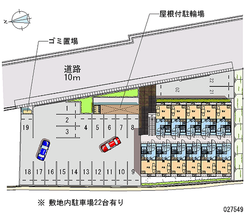 レオパレスドリーム瀬戸内 月極駐車場