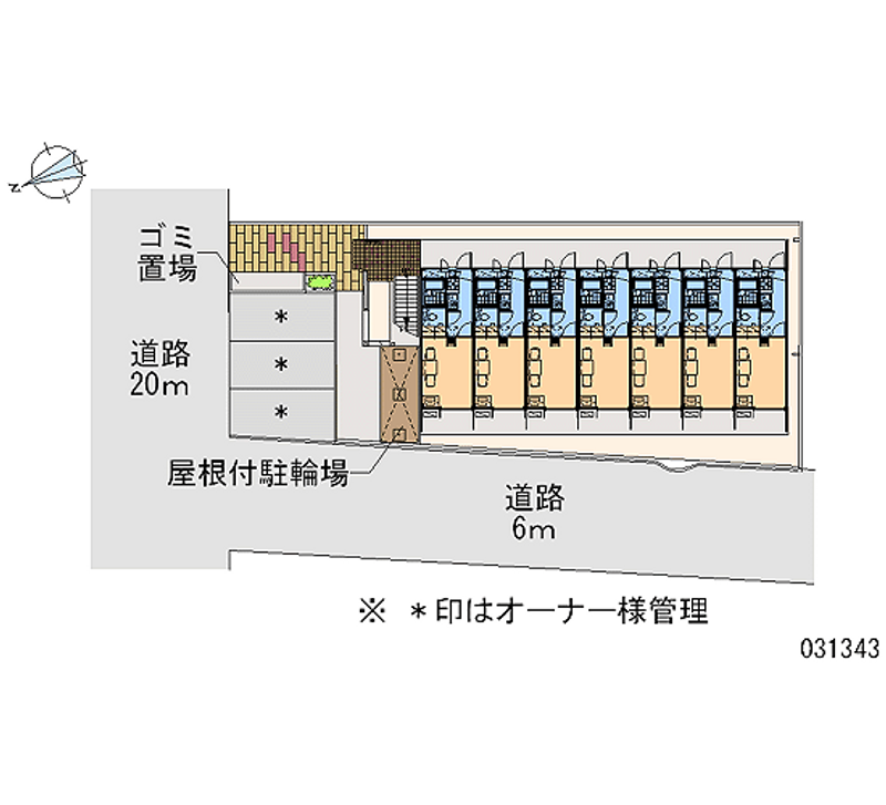 レオパレス向ヶ丘 区画図