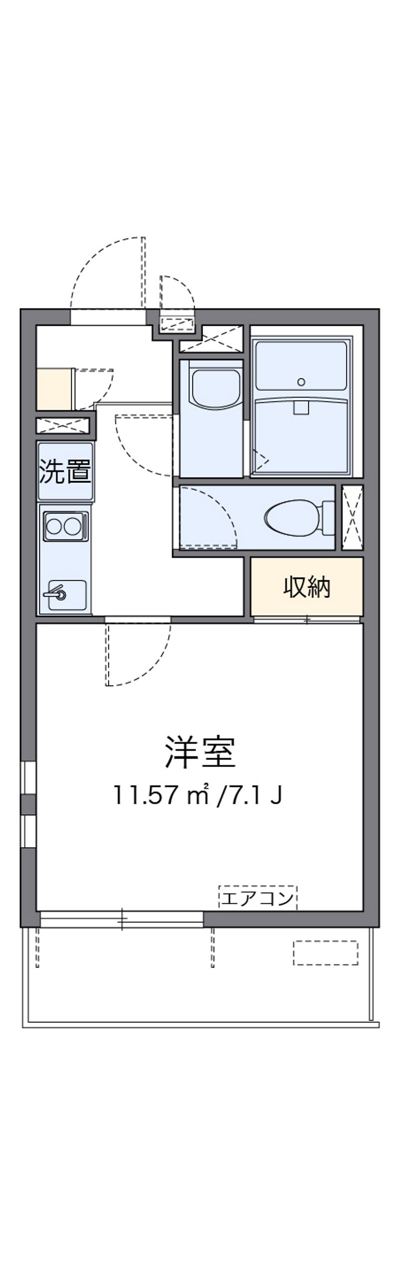 クレイノＮＬエヌズラント　Ⅰ 間取図