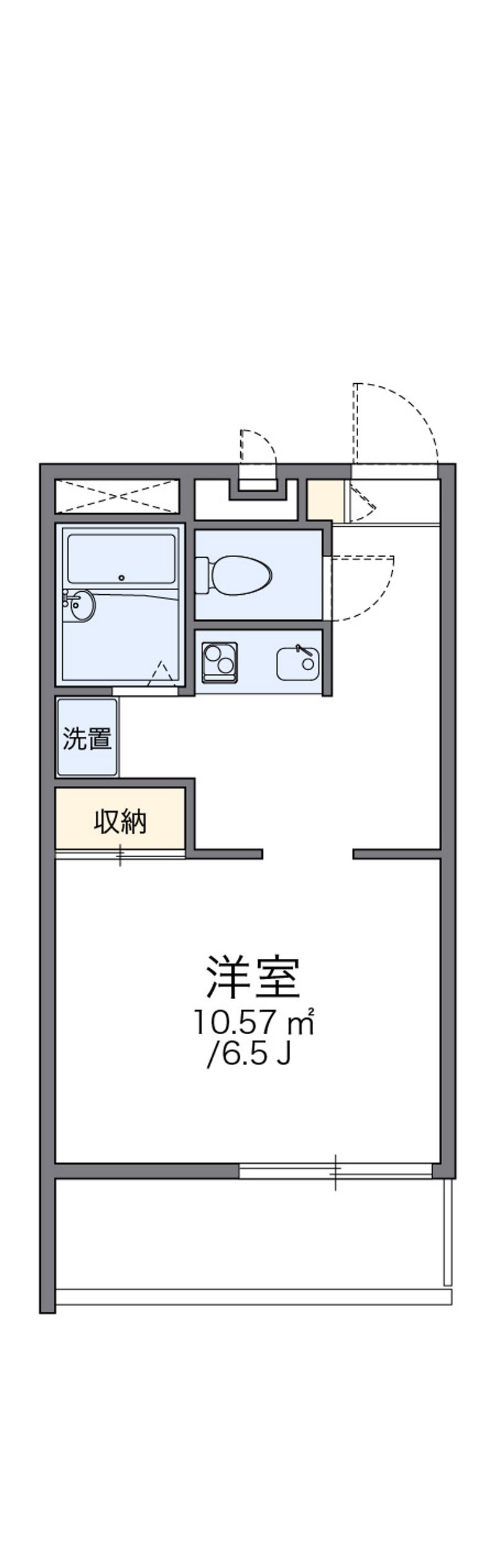 レオパレス豊南 間取図