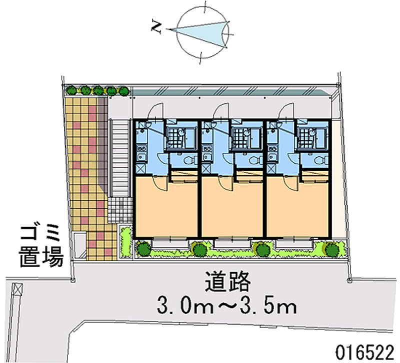 レオパレスチェリー 区画図