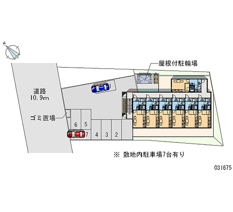 レオパレスグローリー 月極駐車場