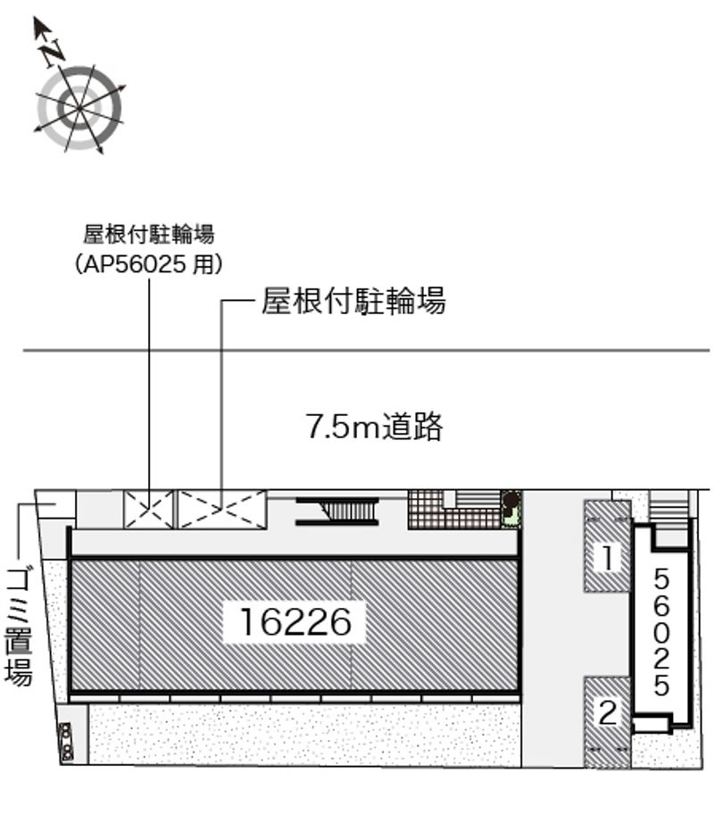 レオパレスクレール東葛西 配置図