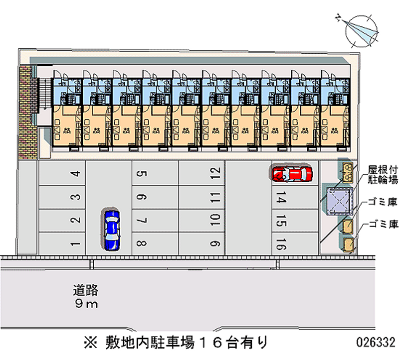 26332 Monthly parking lot