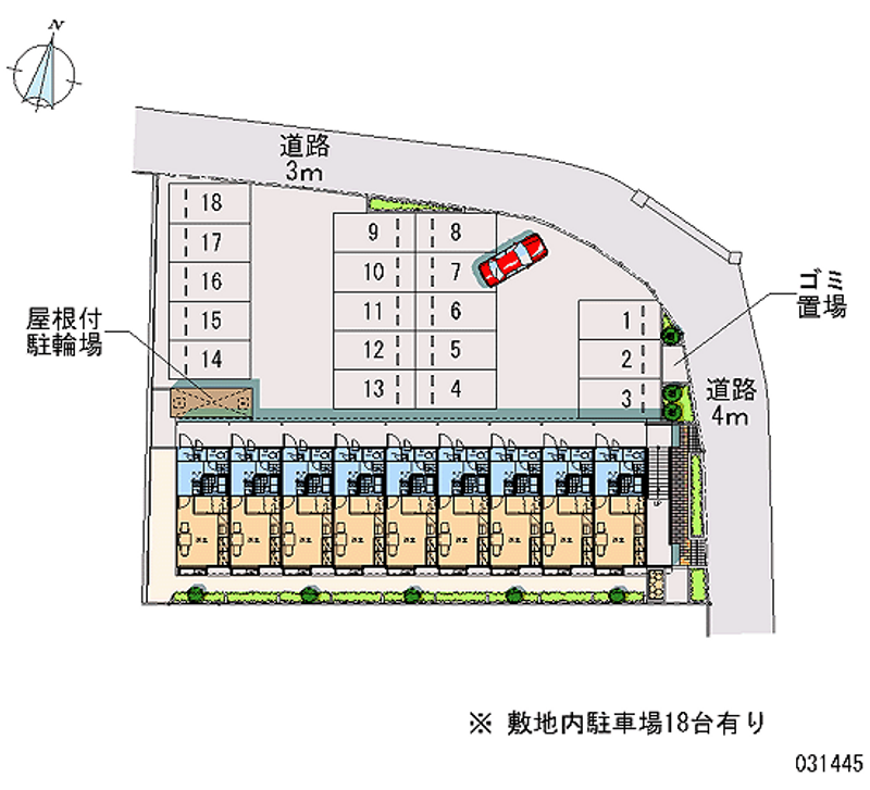 31445 Monthly parking lot