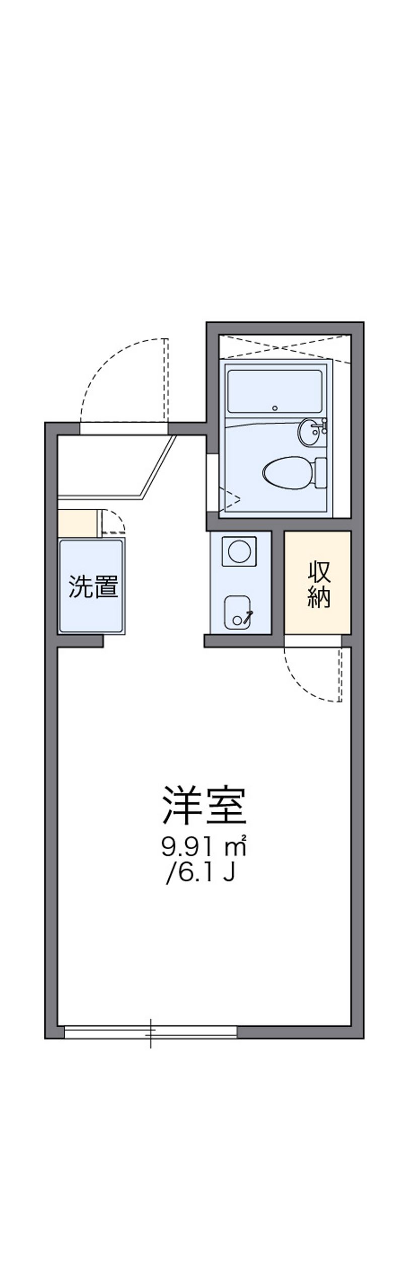 レオパレス千亀利 間取図