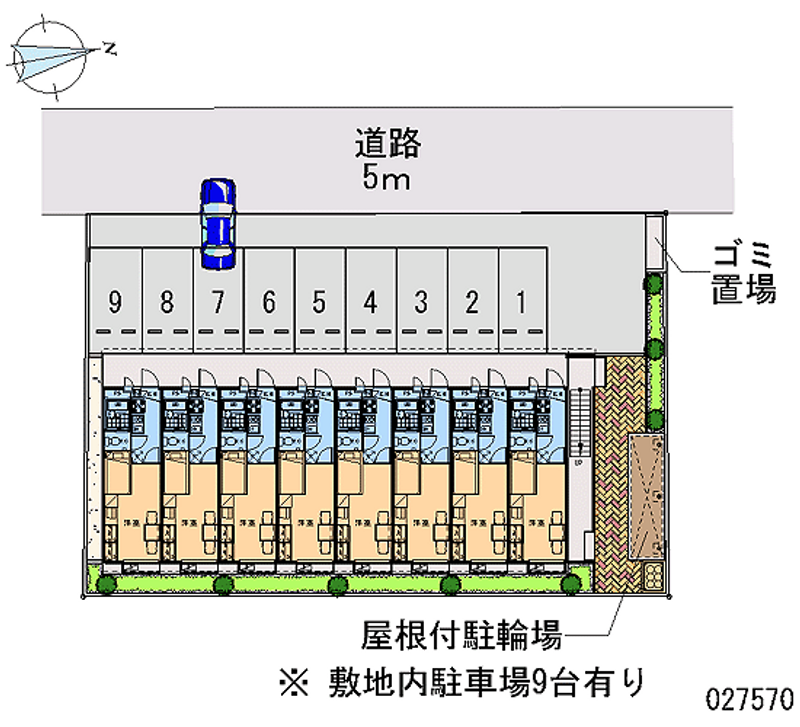 27570 bãi đậu xe hàng tháng