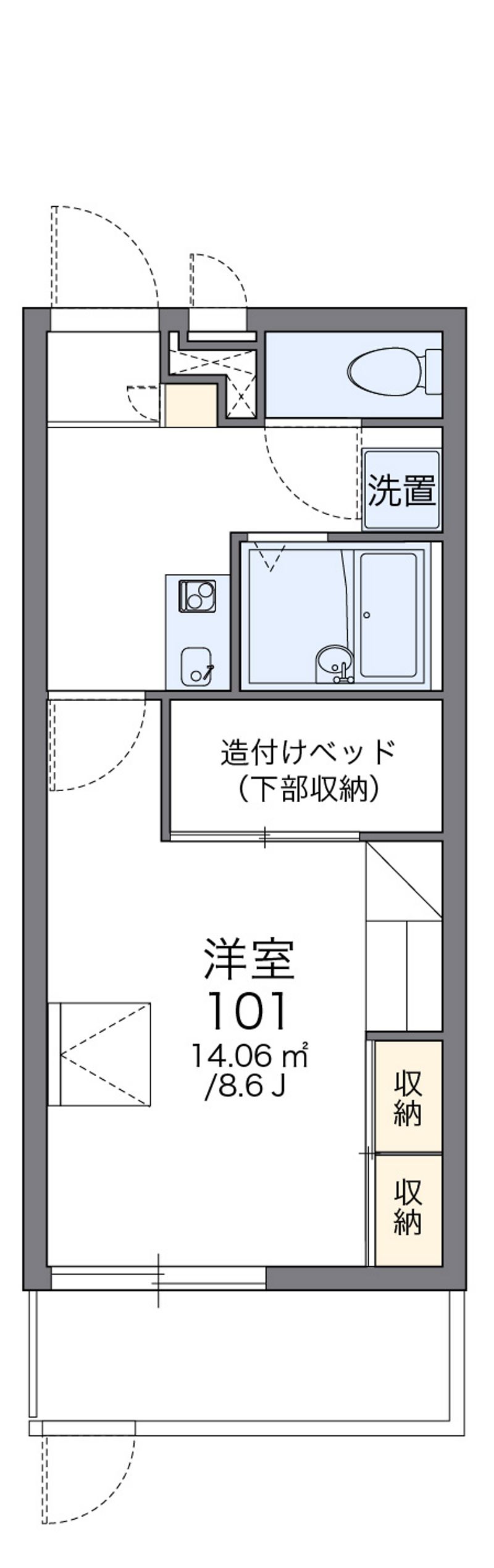 レオパレスＥＮＮ 間取り