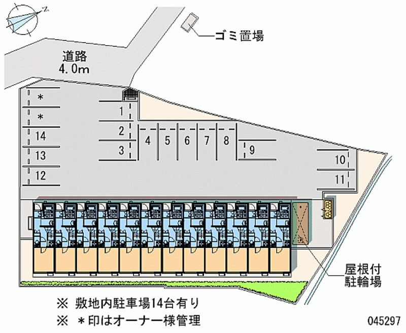 45297 Monthly parking lot