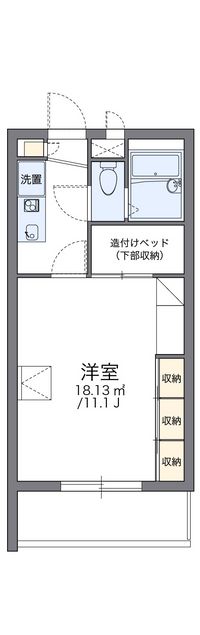 レオパレスエスポワール 間取り図