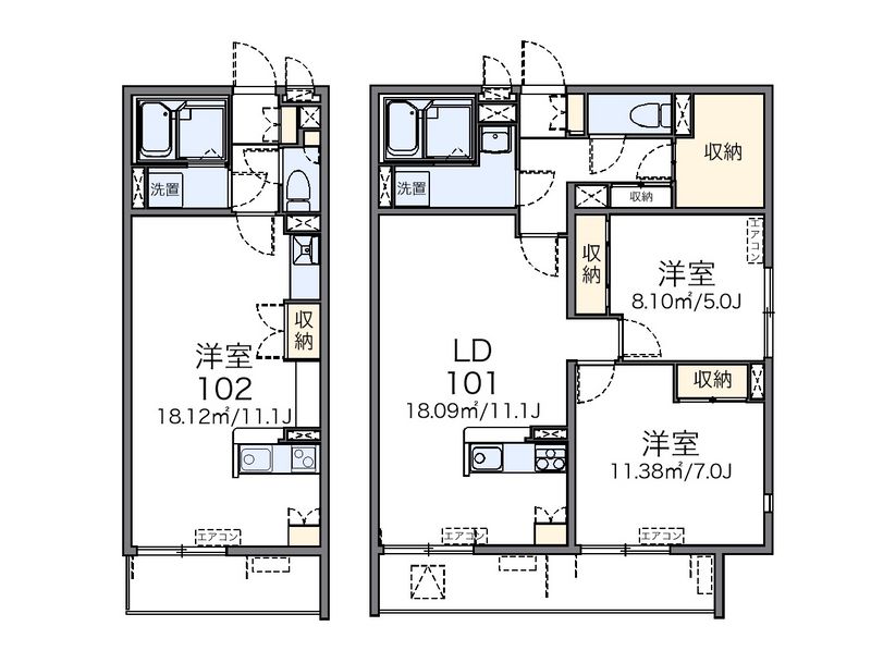 レオネクスト和 間取図