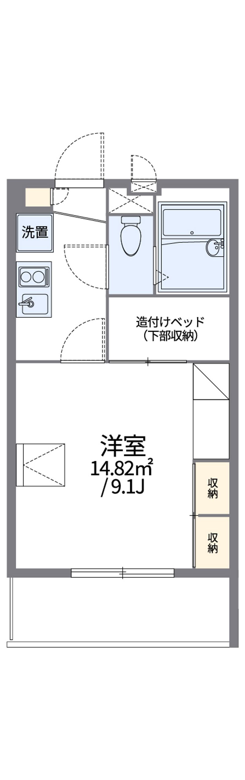 レオパレスドリームＷＫＴ 間取図