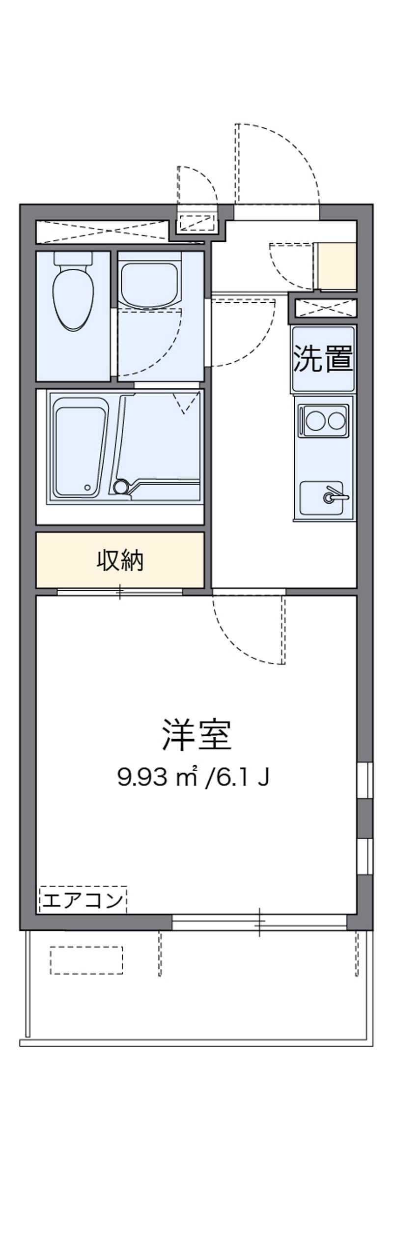 クレイノロッソ　ストラーダ 間取図