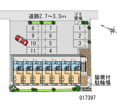 17397 Monthly parking lot