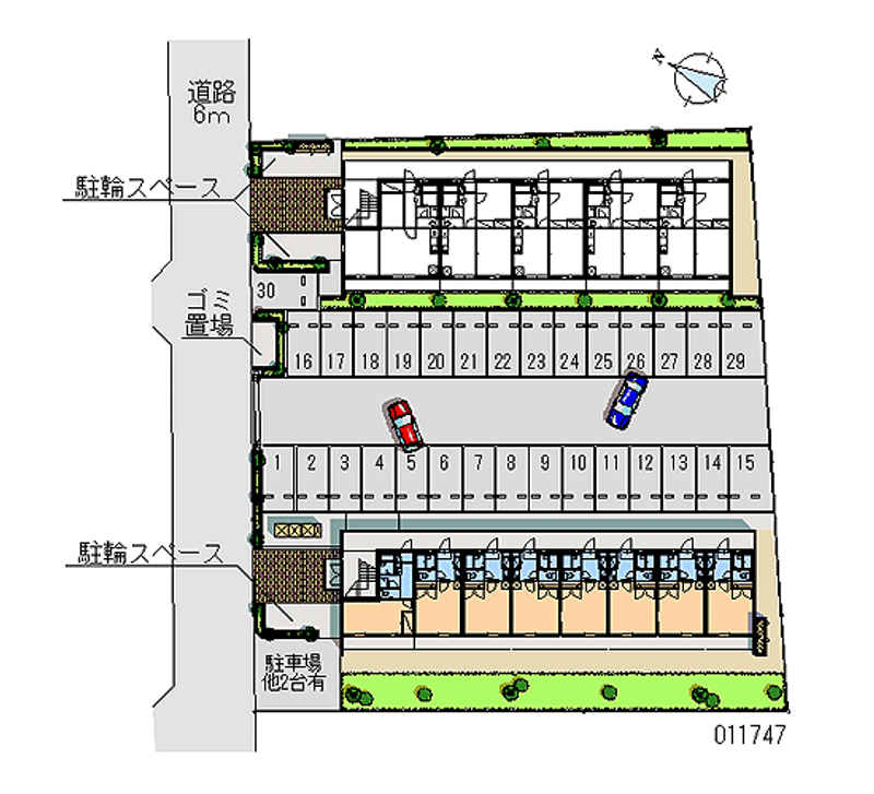 11747 bãi đậu xe hàng tháng