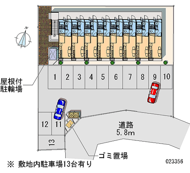 23356 Monthly parking lot