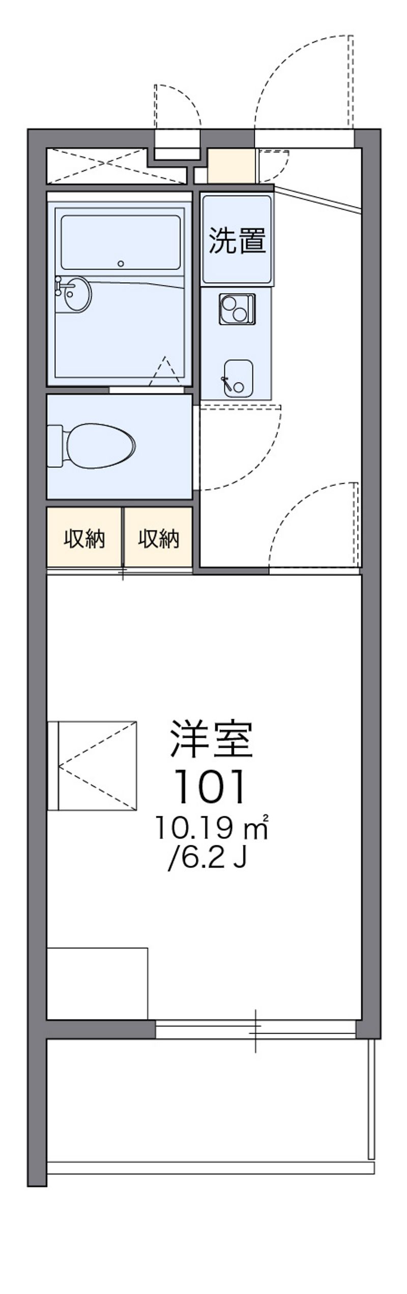 レオパレスロビン 間取図