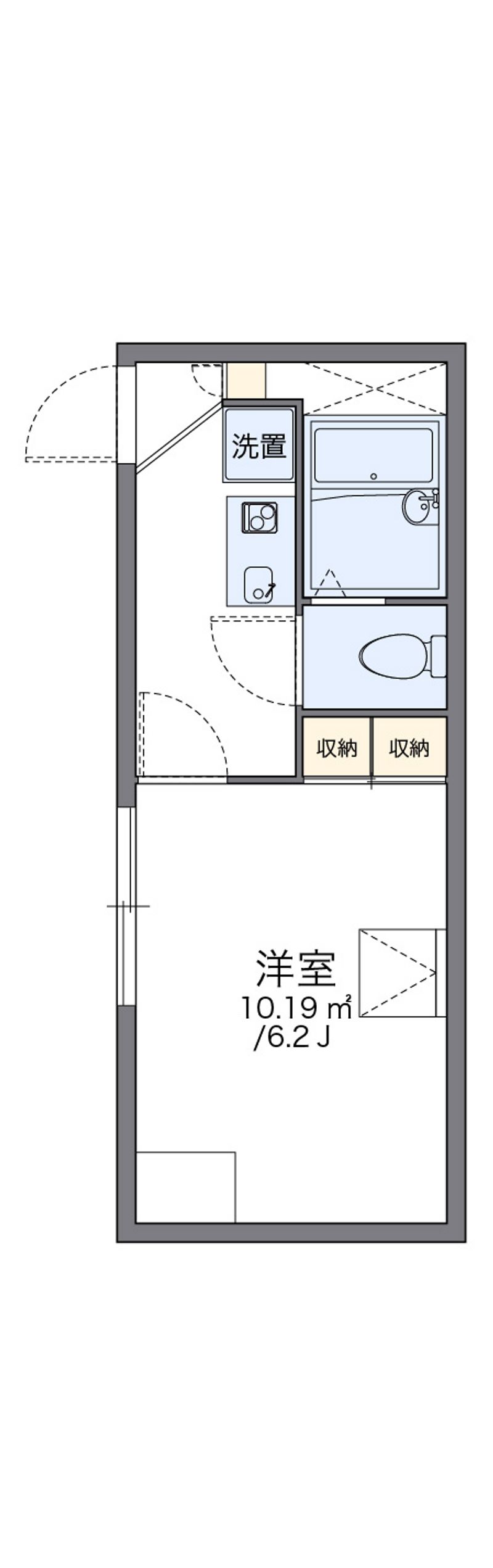 レオパレスＭＡＲＩＫＯ 間取図