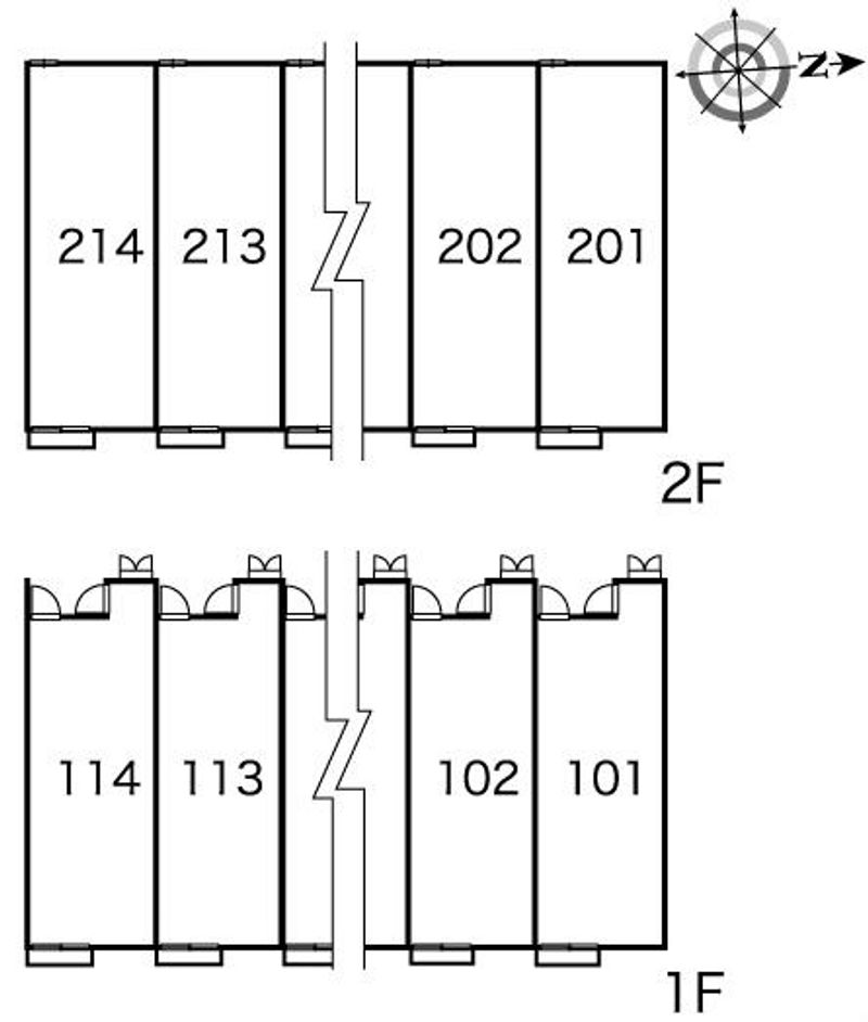 レオパレスレキア 間取り配置図