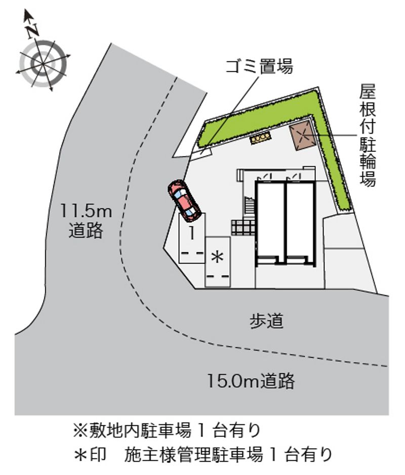 クレイノ美国Ⅱ 配置図