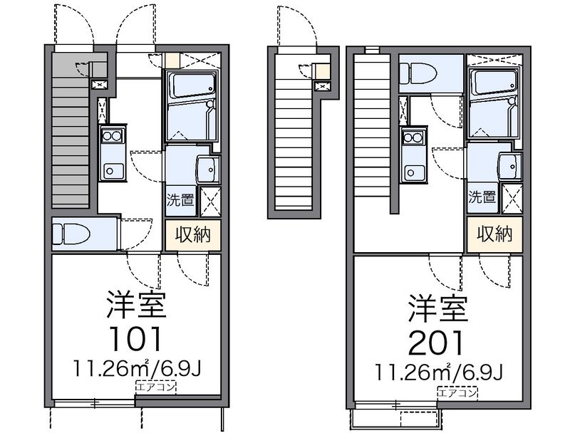 レオネクストてんまや 間取図