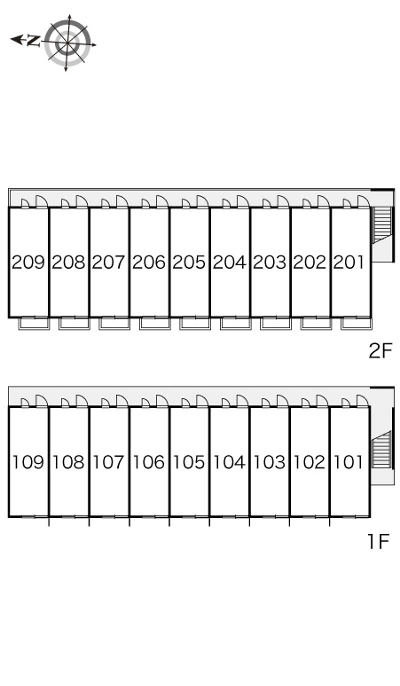 レオパレスレプロット 間取配置図