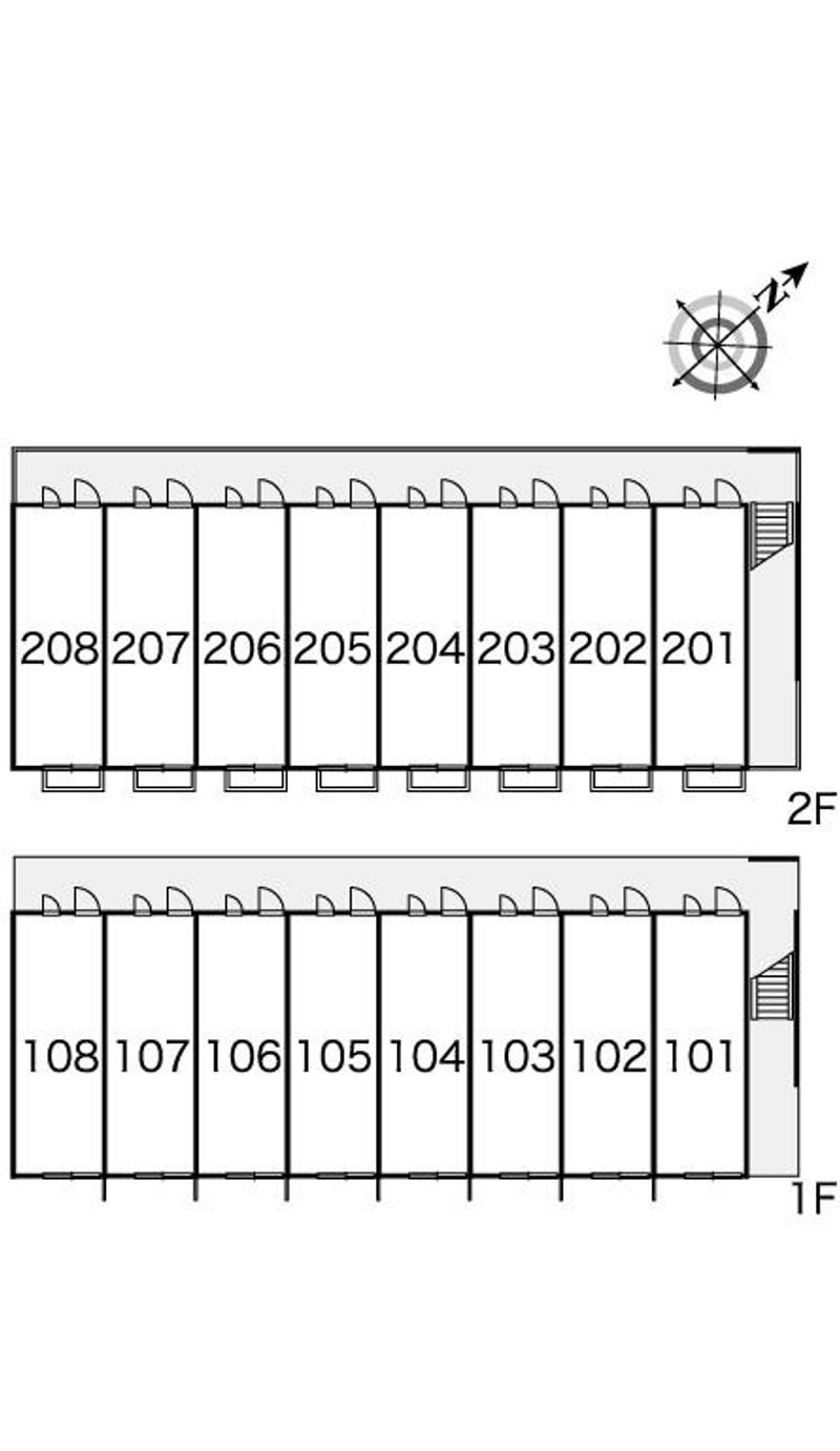 レオパレスプログレスＫＴ 間取配置図
