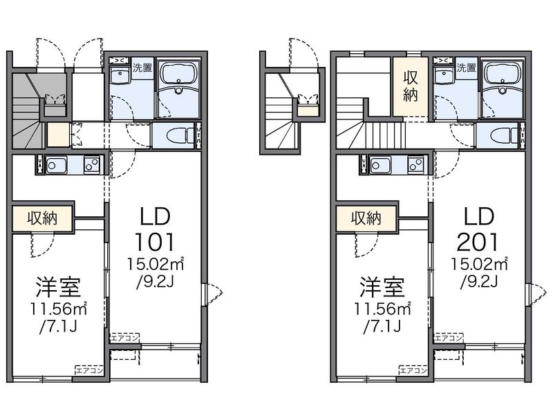 レオネクストペルラ 間取図