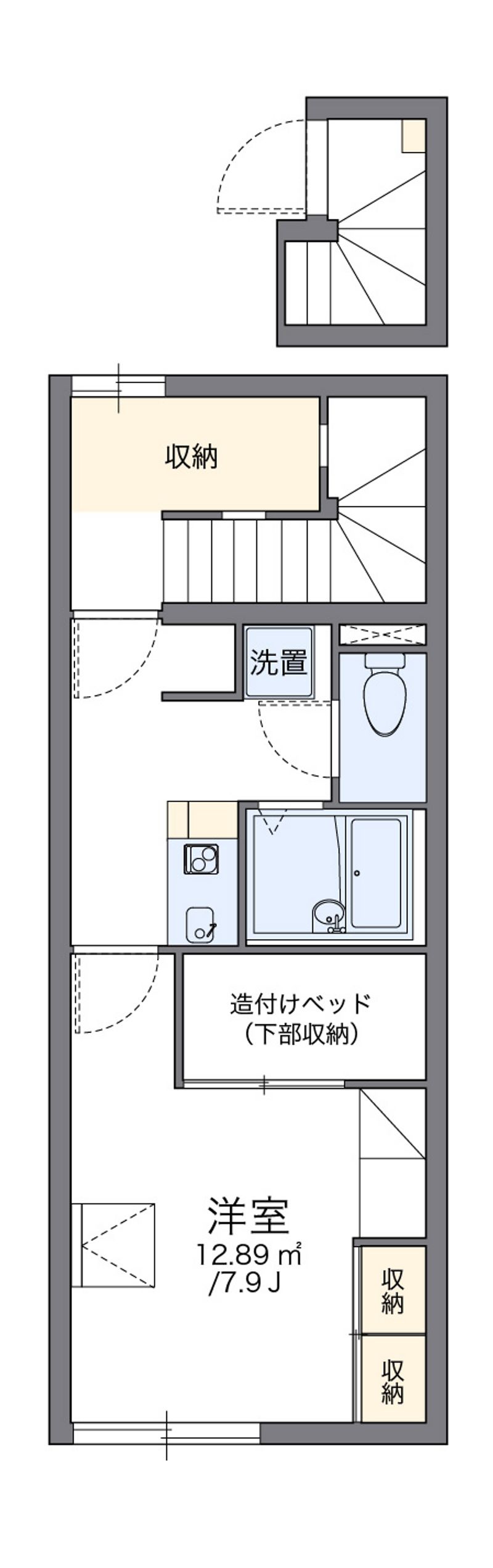 レオパレス堀川町 間取図