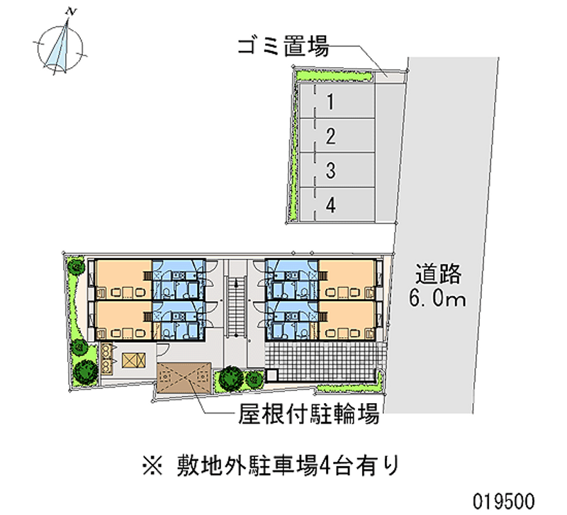 19500月租停车场