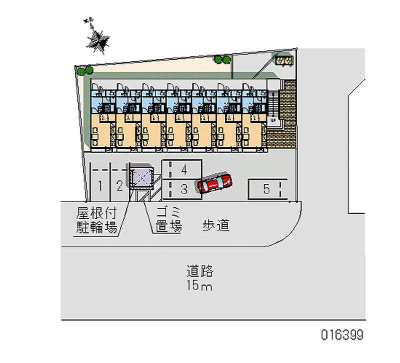 16399 Monthly parking lot