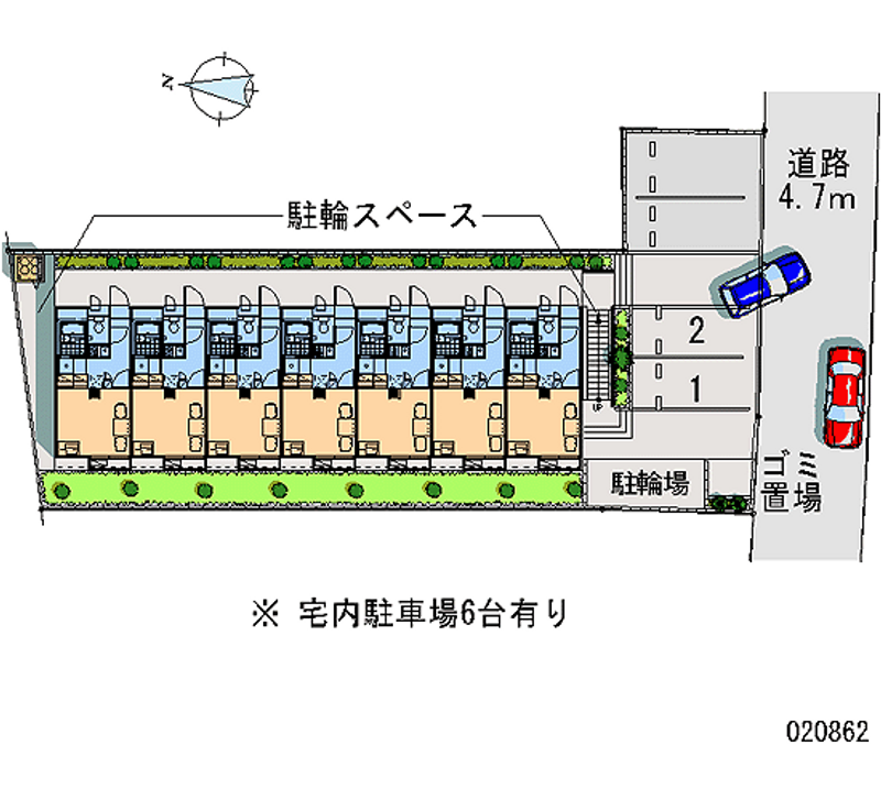 20862 Monthly parking lot