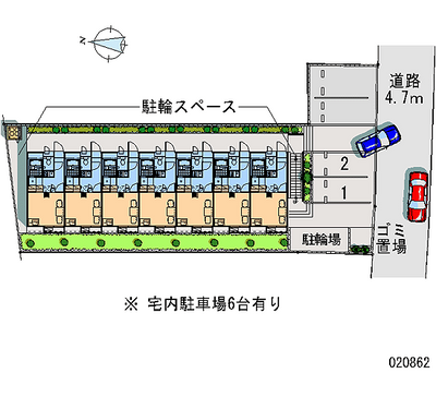 20862 Monthly parking lot