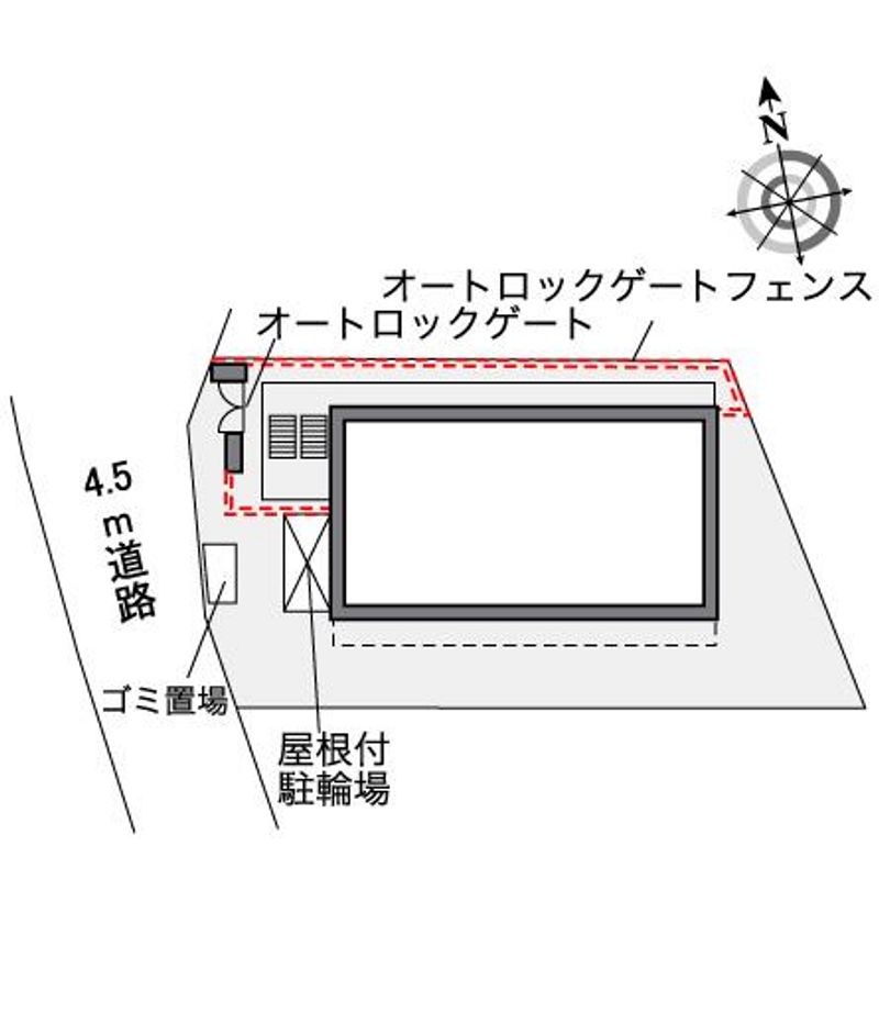レオパレスＳⅢ 配置図