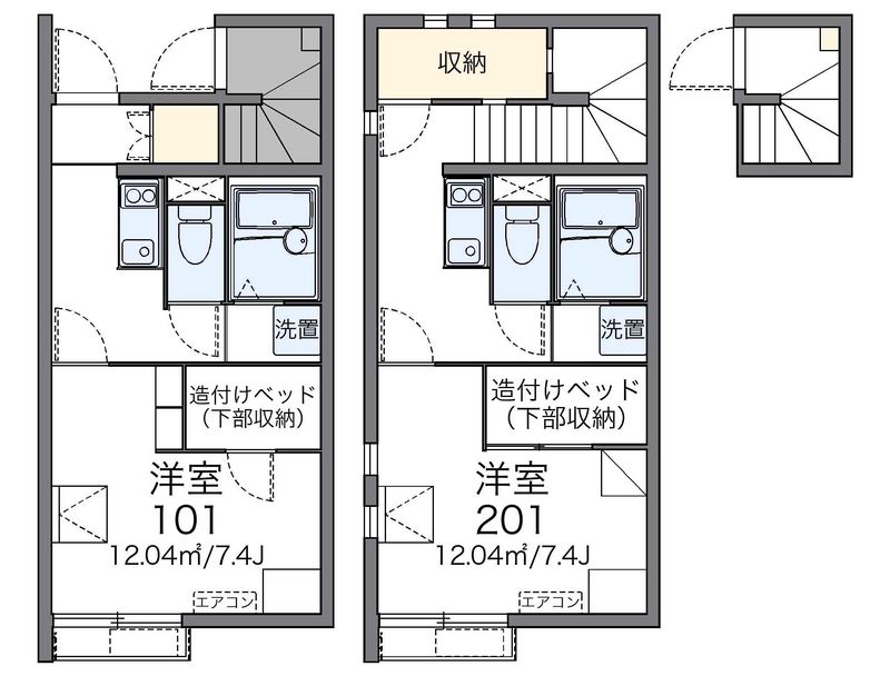 レオネクストエクレール　エヌ 間取図