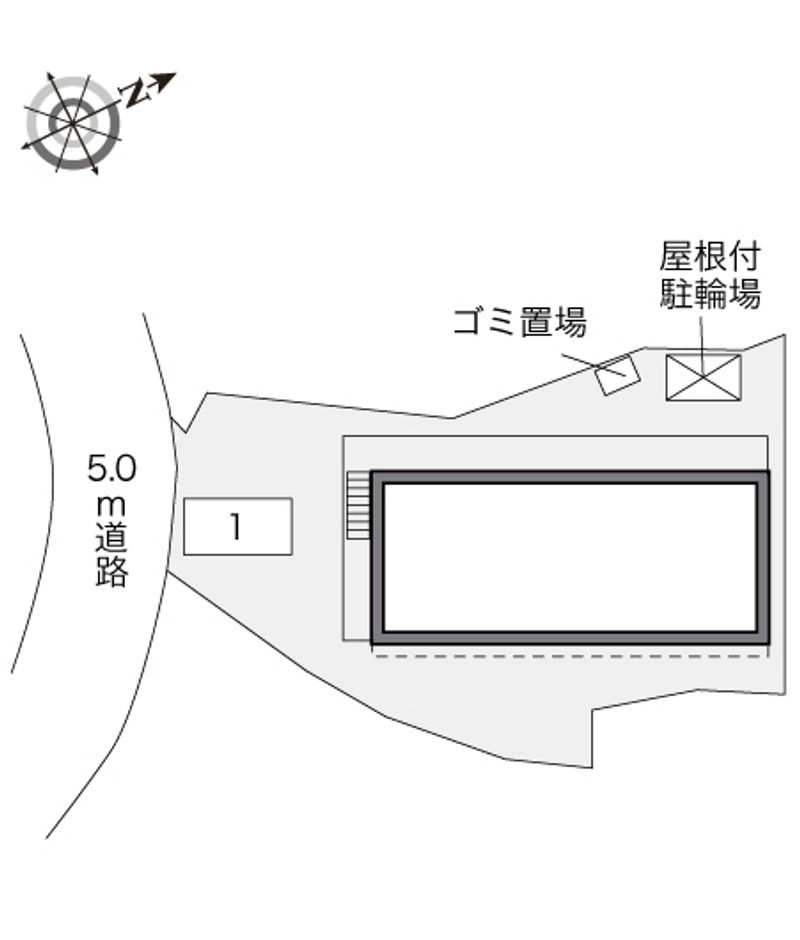 レオパレス滝下Ｃ 配置図