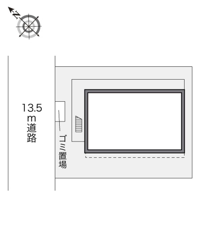 レオパレスマ　メゾンⅡ 配置図