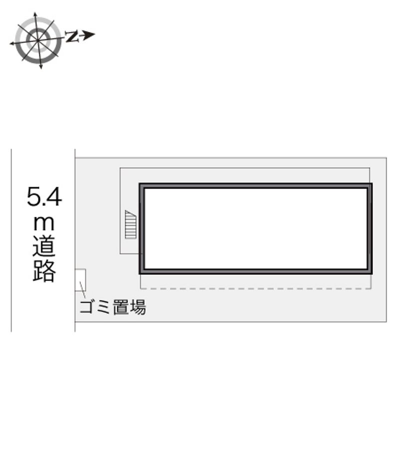 レオパレス駒場東大前 配置図