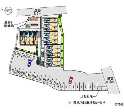 37255 Monthly parking lot