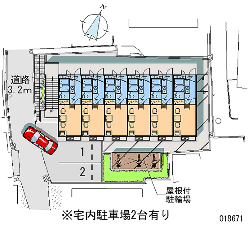 18671 Monthly parking lot