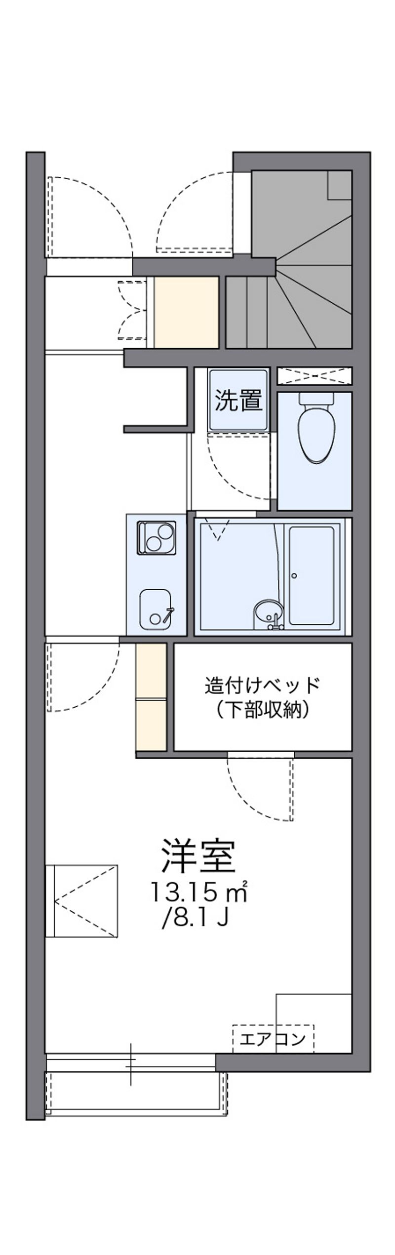 レオネクスト東大浜３ 間取図