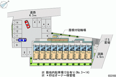 33166 Monthly parking lot