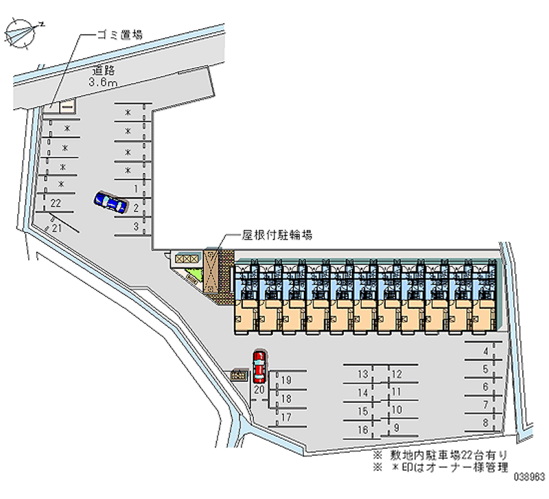 38963 Monthly parking lot