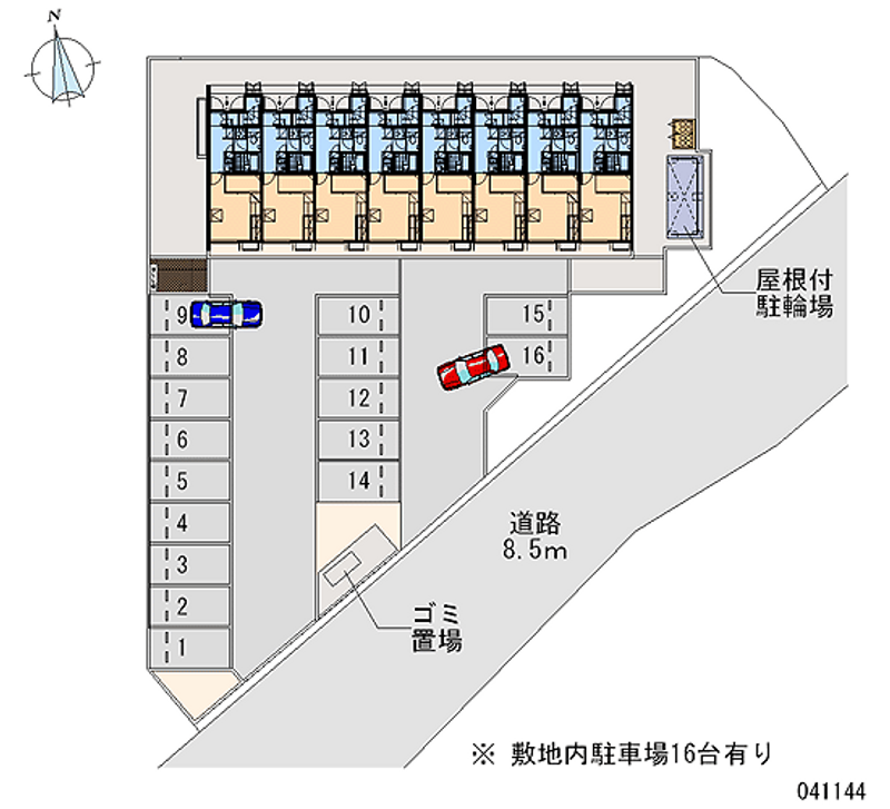 レオネクスト榎戸Ⅱ 月極駐車場