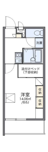 レオパレスＨＡＺＥ 間取り図