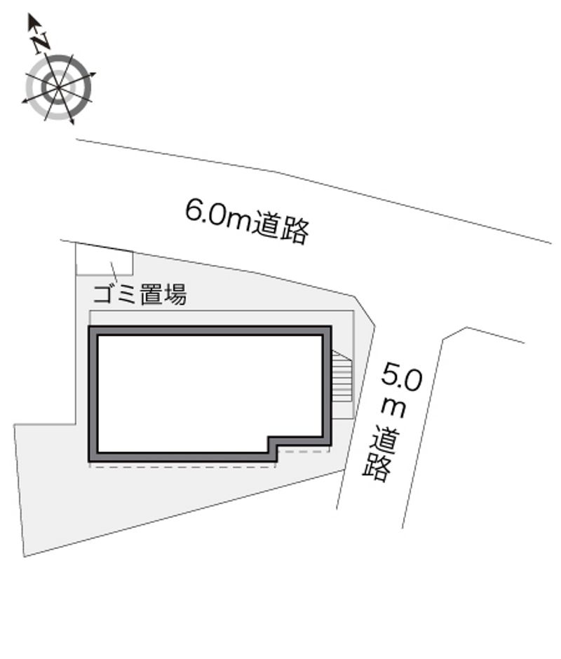レオパレス日和Ⅱ 配置図