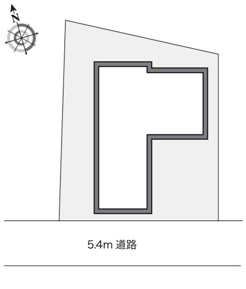 レオパレス琥珀館 配置図