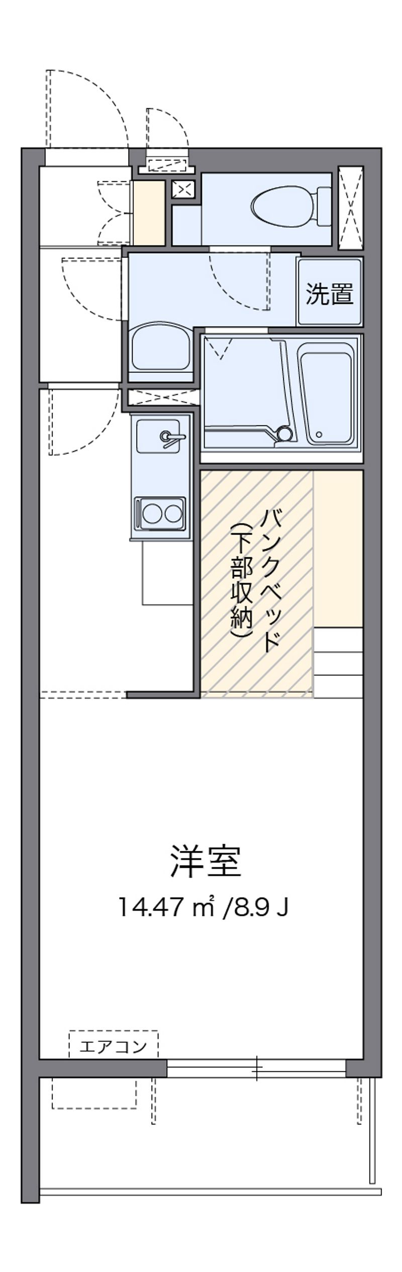 ミランダガーデンハイツ汐見台 間取図