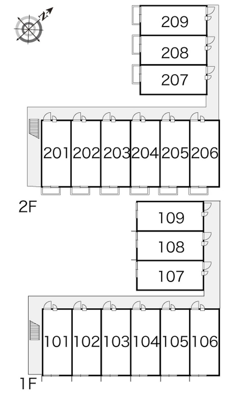 レオパレスＭＡＸ 間取配置図