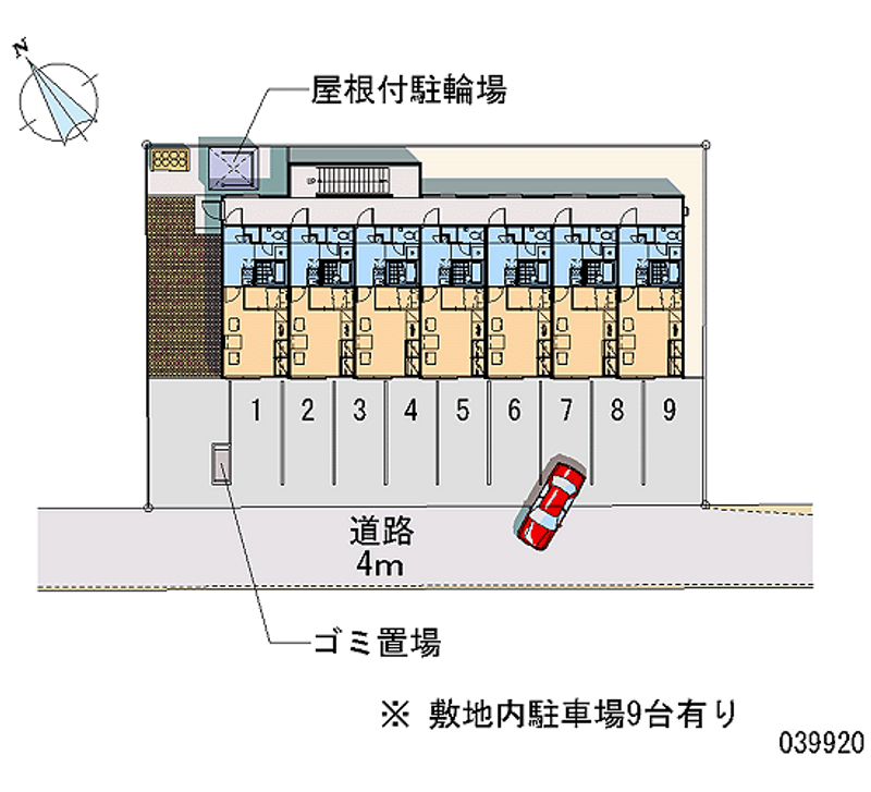 レオパレスグランＴＲＮⅡ 月極駐車場